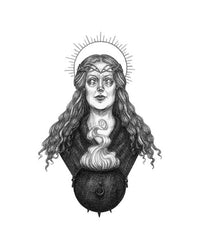 Cerridwen Art Print by Caitlin McCarthy