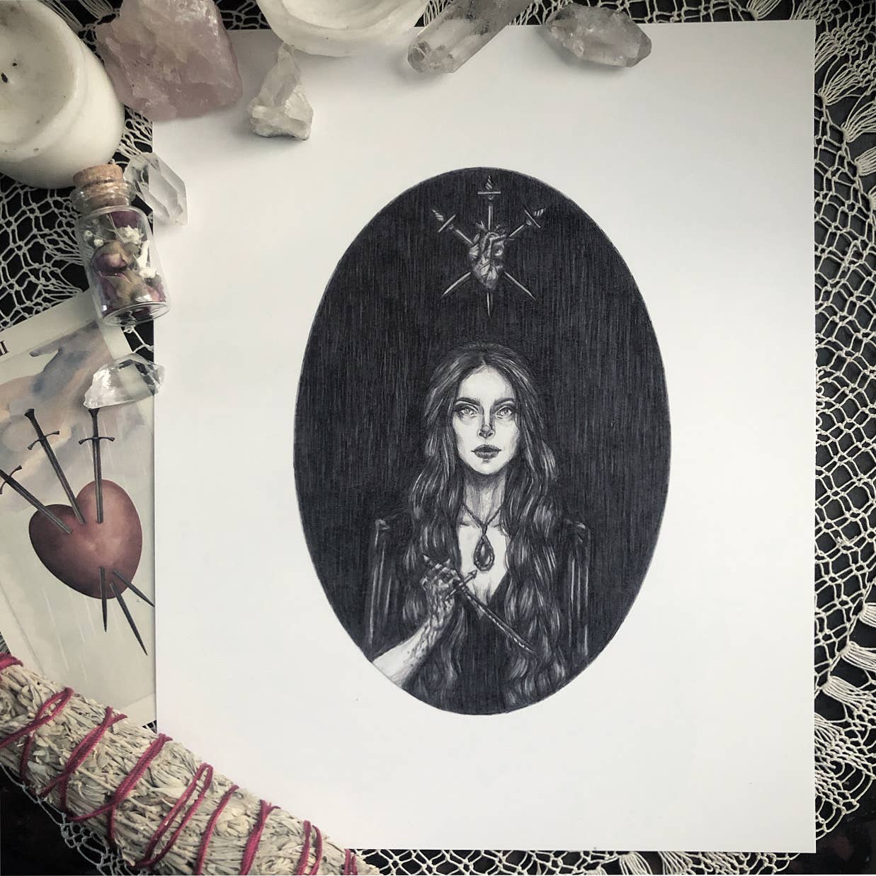 The Love Witch Art Print by Caitlin McCarthy
