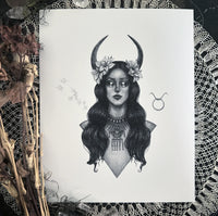 Taurus Art Print by Caitlin McCarthy