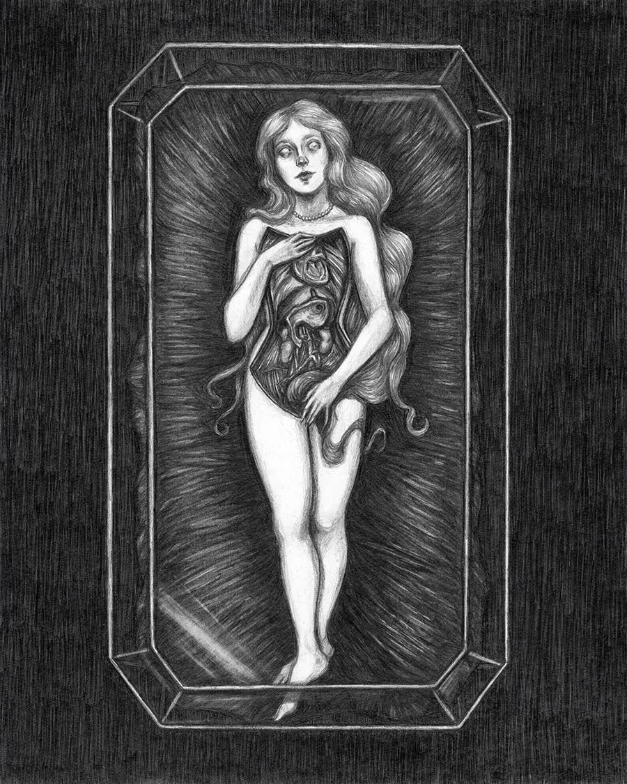 Anatomical Venus Art Print by Caitlin McCarthy