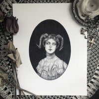 Jezebeth Art Print by Caitlin McCarthy