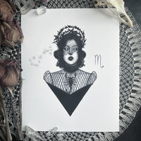 Scorpio Art Print by Caitlin McCarthy