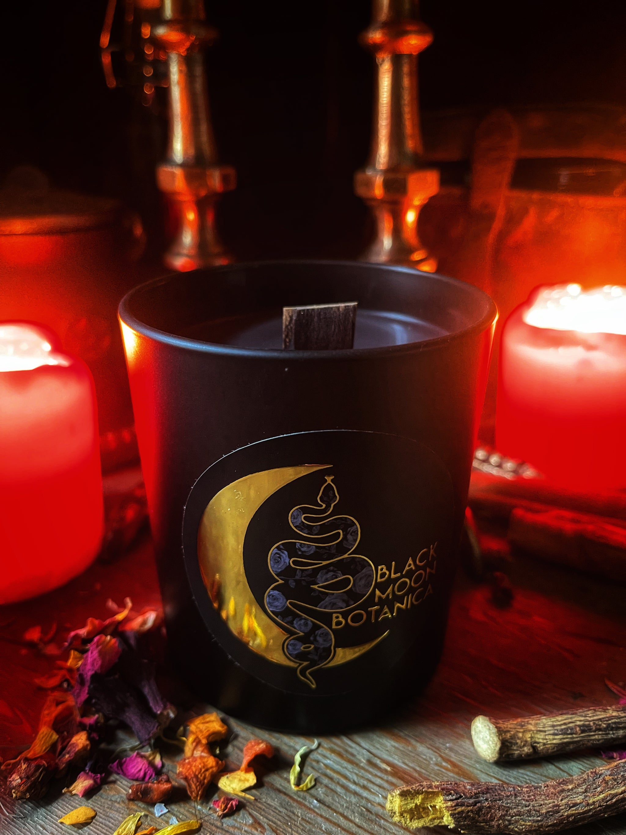 Bonfire Scented Soy Wax Candle