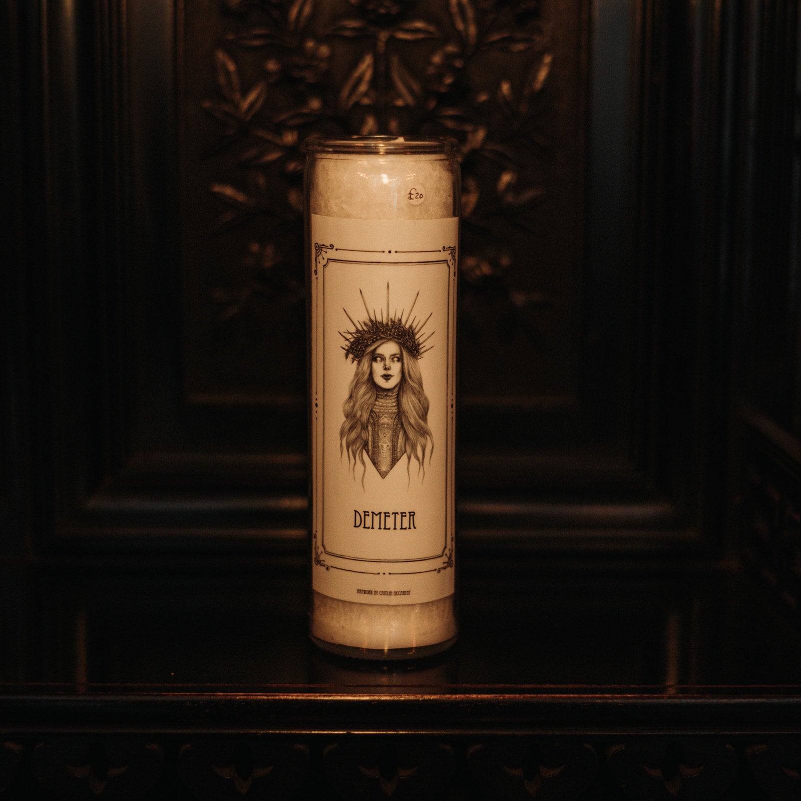 Goddess Devotional Candle by Caitlin McCarthy