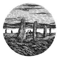 Ring of Brodgar Art Print by Hester Aspland