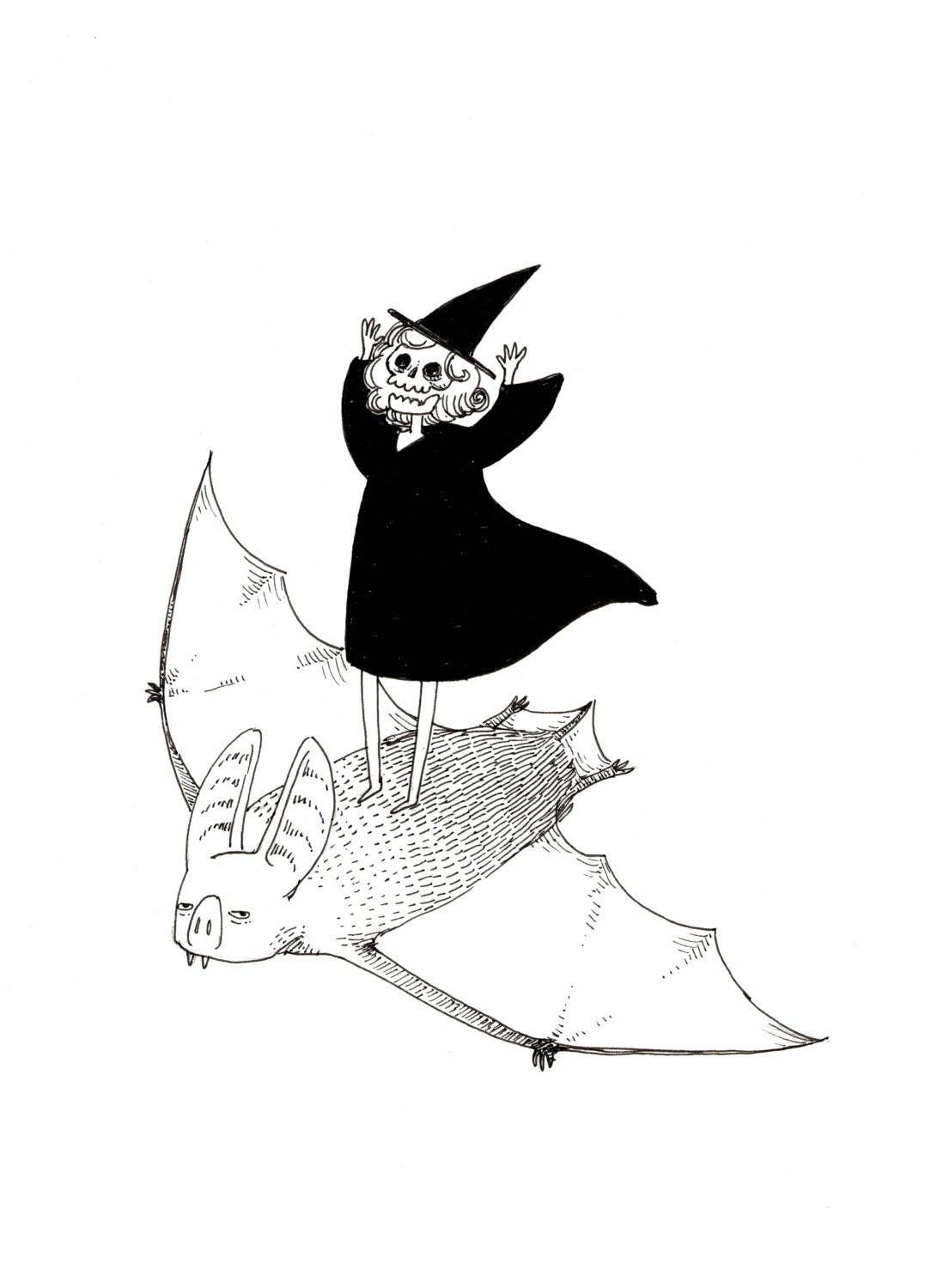 Bat Witch by kAt Philbin