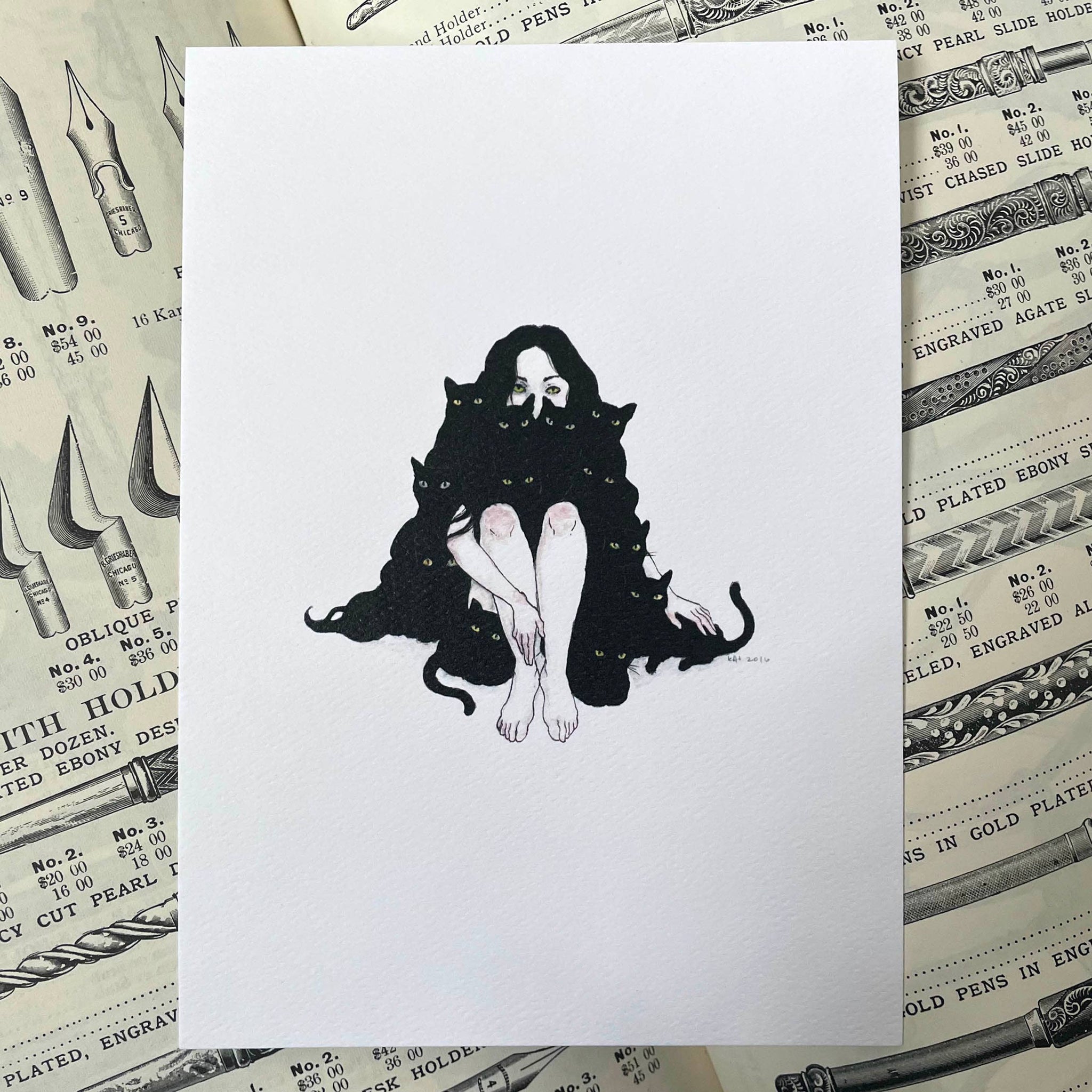 Familiars Art Print by kAt Philbin