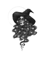 Celestial Witch Art Print by Caitlin McCarthy