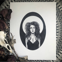 Death Art Print by Caitlin McCarthy