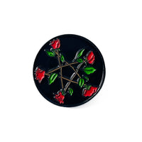 Rose Pentacle Pin