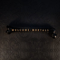 Welcome Mortals Engraved Bone by The Blackened Teeth