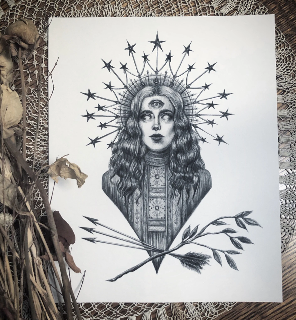 Oracle Art Print by Caitlin McCarthy