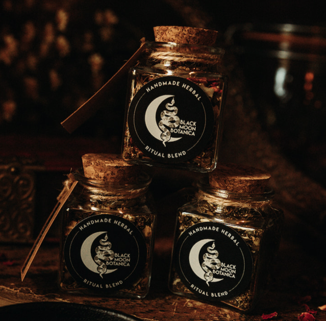 Dark Moon Grain Incense - Handmade Ritual Blend