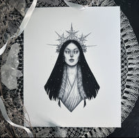 Yuki Onna Art Print by Caitlin McCarthy