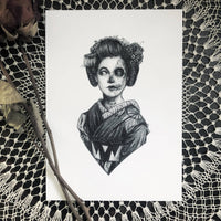 Hone-onna Art Print by Caitlin McCarthy