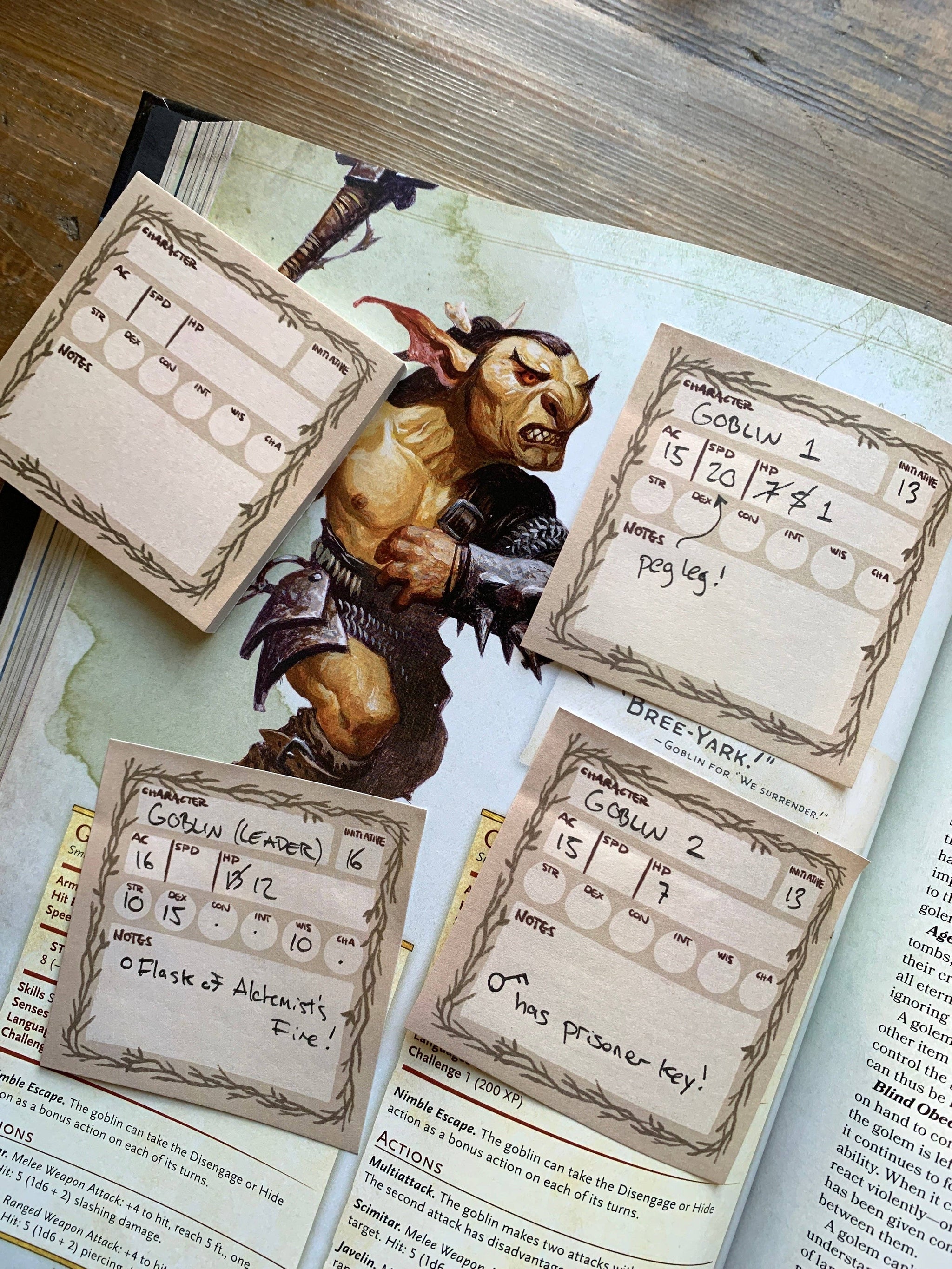 DND Sticky Notes by The Creeping Moon