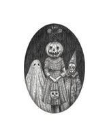 Trick or Treat Art Print by Caitlin McCarthy