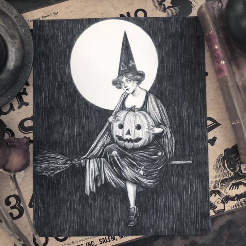 All Hallows Art Print by Caitlin McCarthy