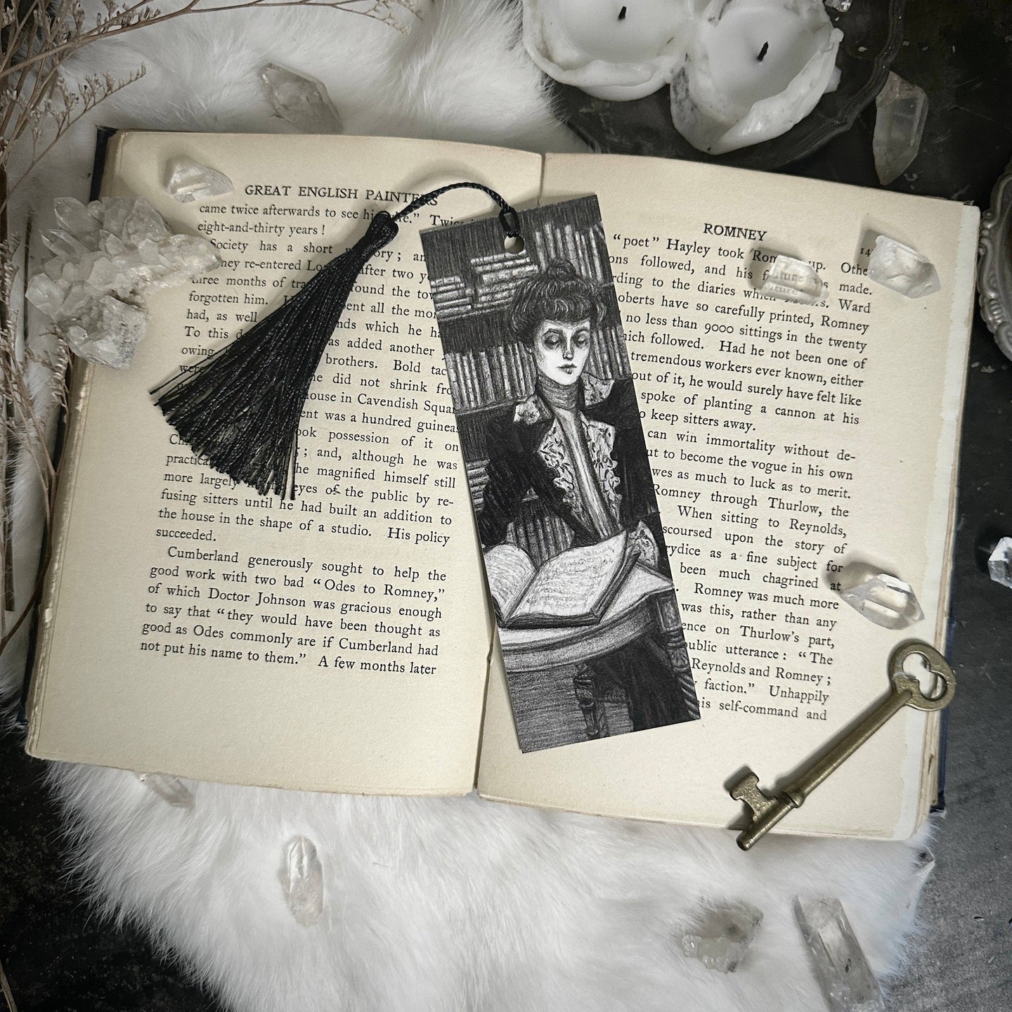 Midnight Library Bookmark by Caitlin McCarthy