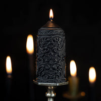 Victorian Pillar Candle by The Blackened Teeth