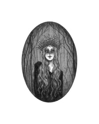 Forest Witch Art Print by Caitlin McCarthy