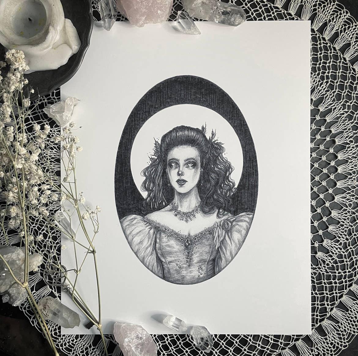 Sarah Art Print by Caitlin McCarthy