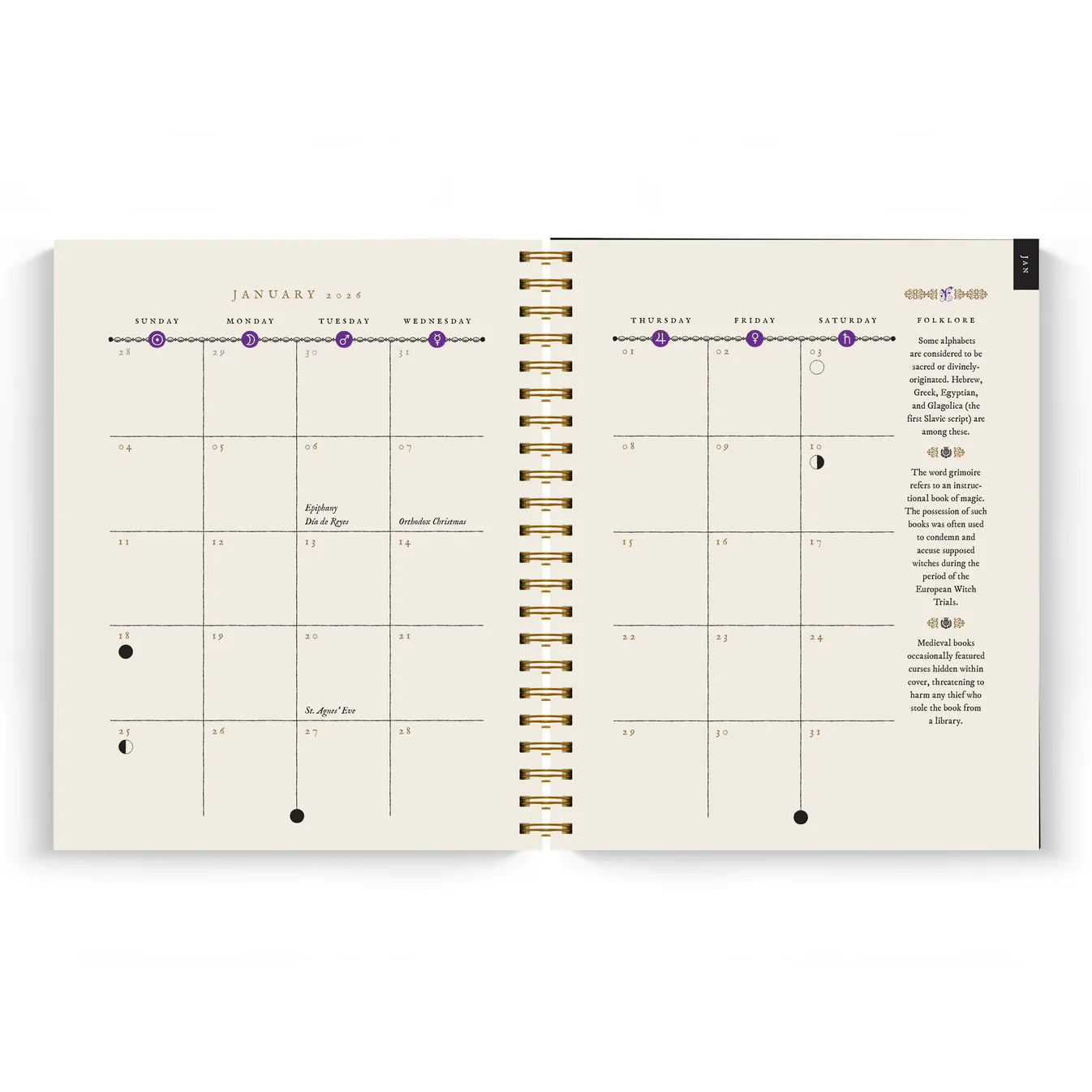 The Witch's Yearly Planner 2026 by Open Sea