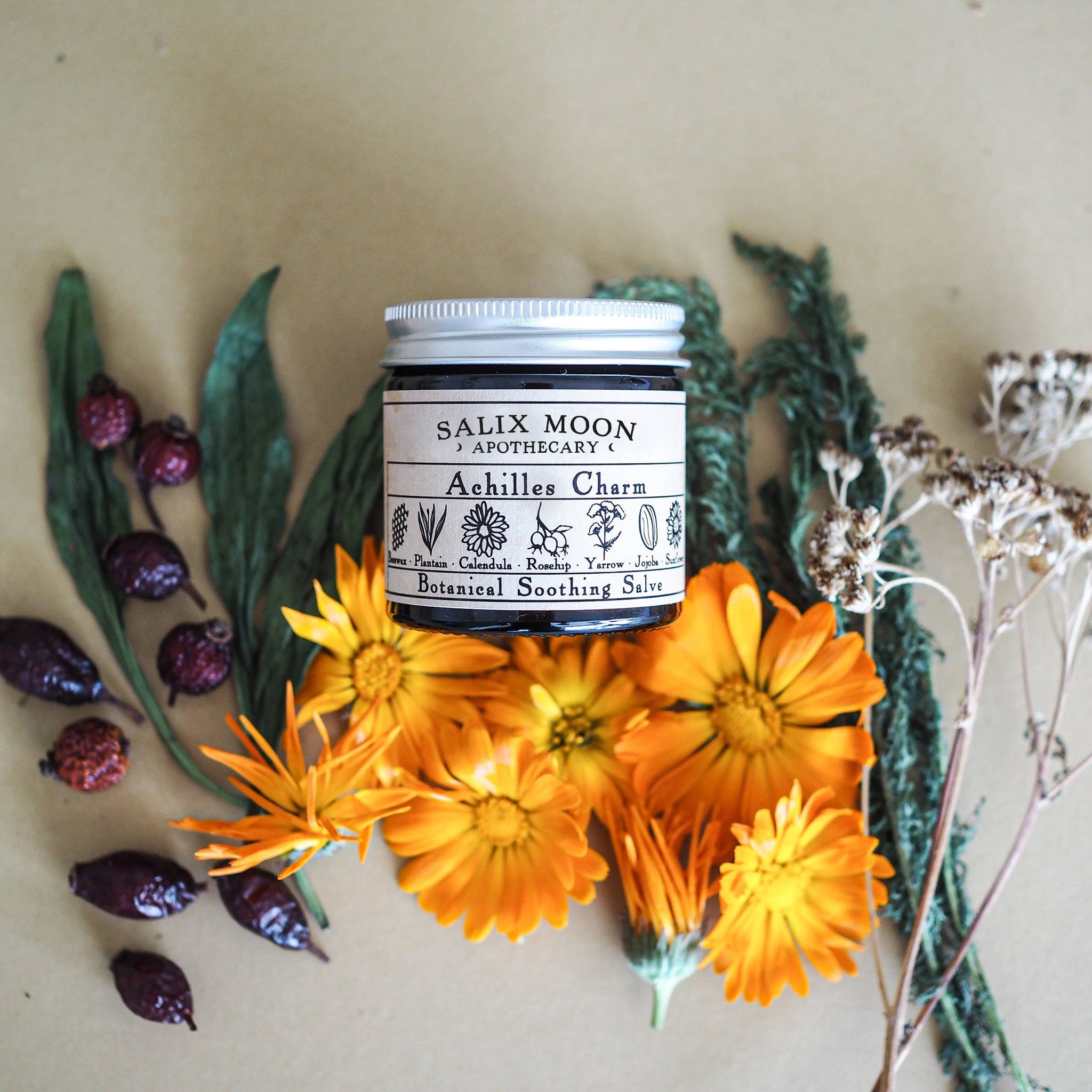 Achilles Charm Healing Salve by Salix Moon Apothecary