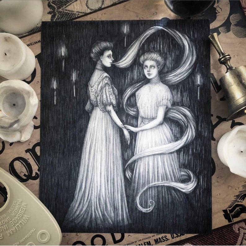 Summoning Specters Art Print by Caitlin McCarthy