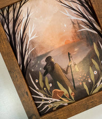 The Hermit Art Print by Lantern Print Co.