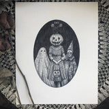 Trick or Treat Art Print by Caitlin McCarthy