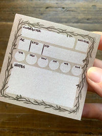 DND Sticky Notes by The Creeping Moon