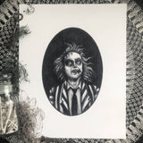 Beetlejuice Art Print by Caitlin McCarthy