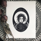 Edward Scissorhands Art Print by Caitlin McCarthy