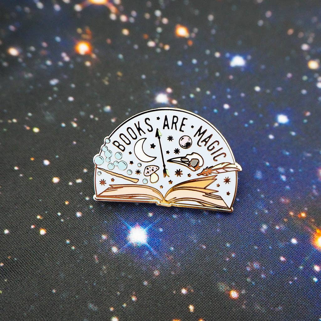Books are Magic Pin