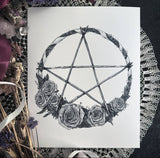 Spring Wreath Art Print by Caitlin McCarthy