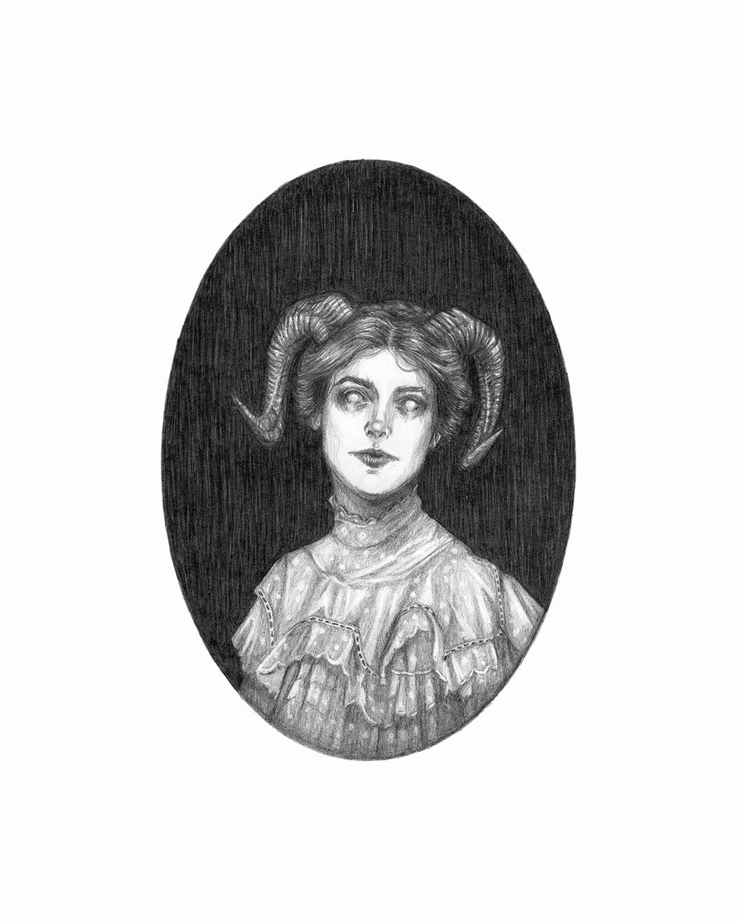 Jezebeth Art Print by Caitlin McCarthy