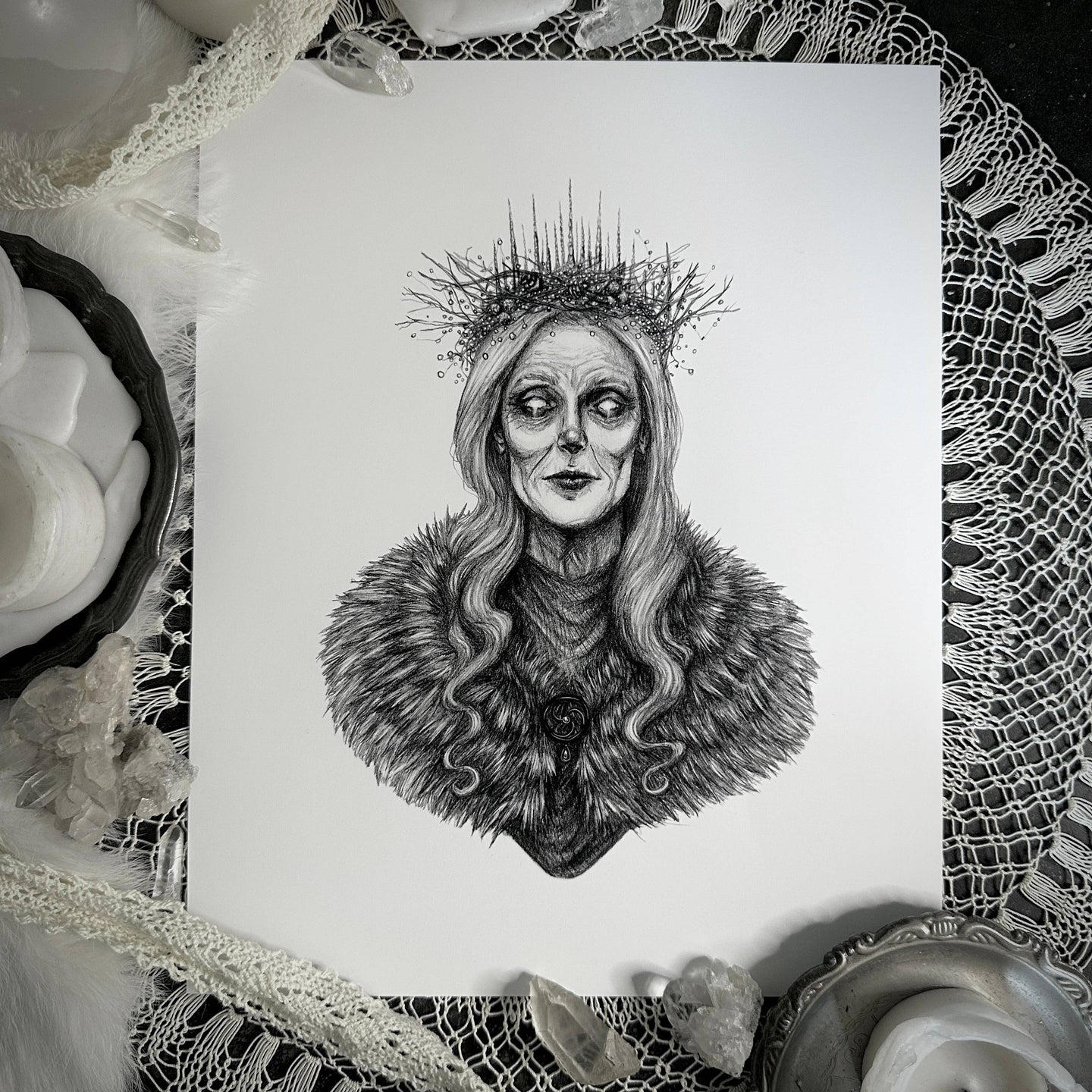 The Cailleach Art Print by Caitlin McCarthy