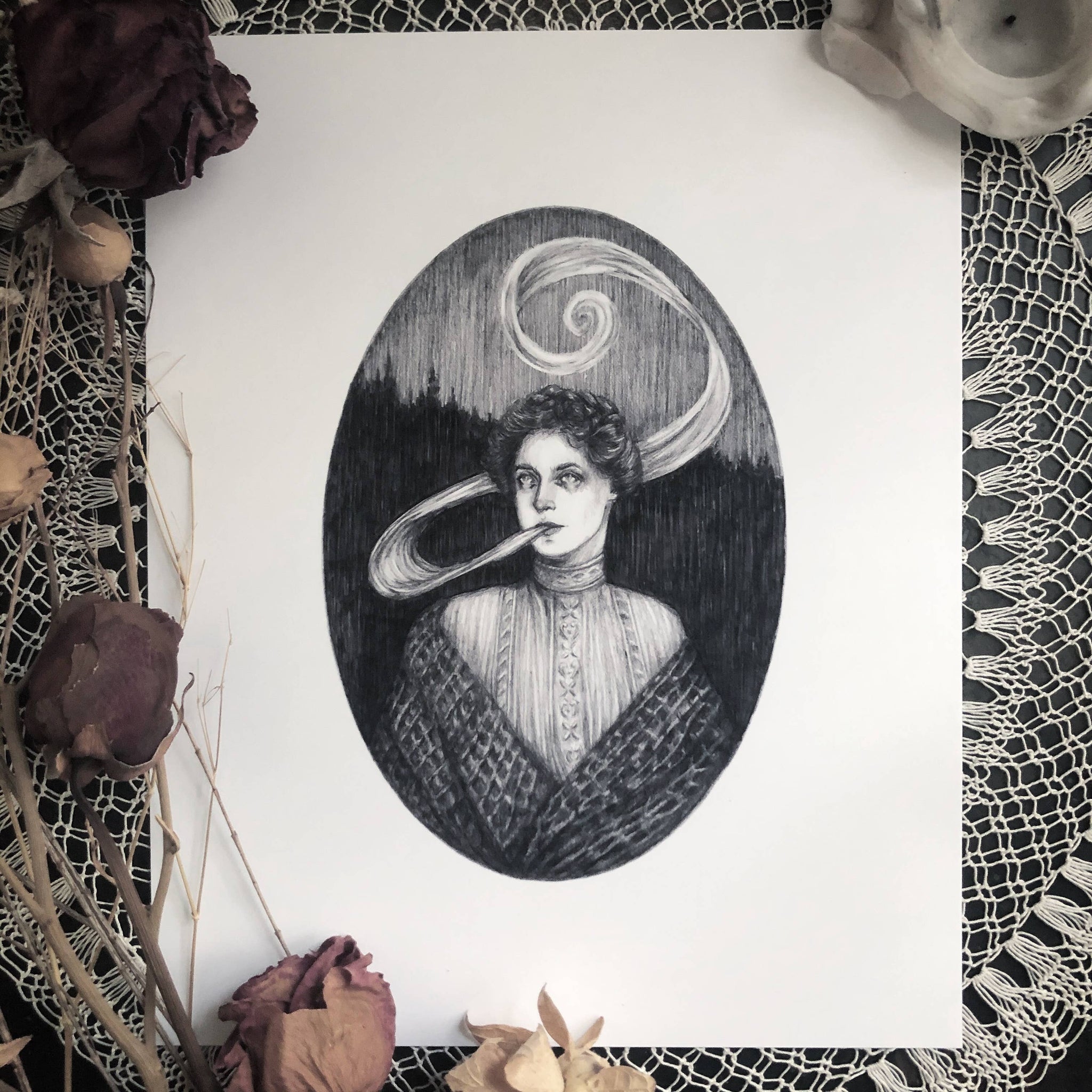Forest Whispers Art Print by Caitlin McCarthy