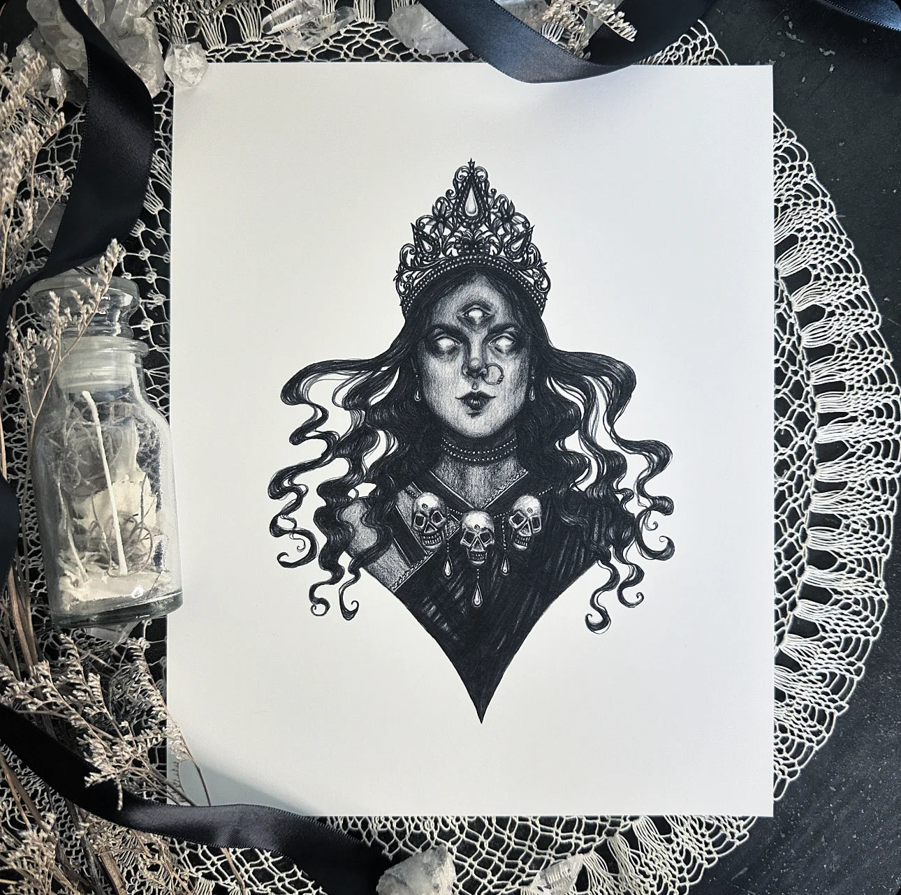 Kali Art Print by Caitlin McCarthy