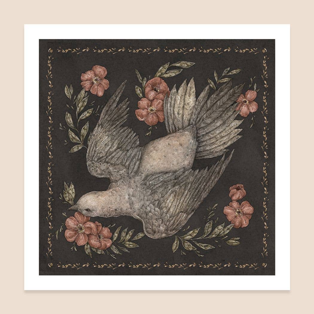 Dove Art Print by Jessica Roux
