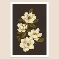 Magnolias Art Print by Jessica Roux