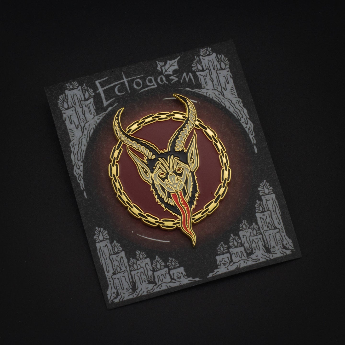 Krampus Enamel Pin