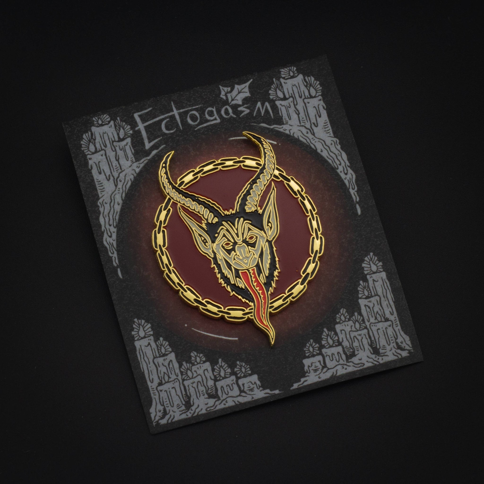 Krampus Enamel Pin
