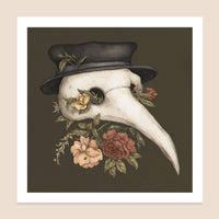 Plague Doctor Art Print by Jessica Roux