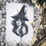 Woodland Witch Art Print by Caitlin McCarthy