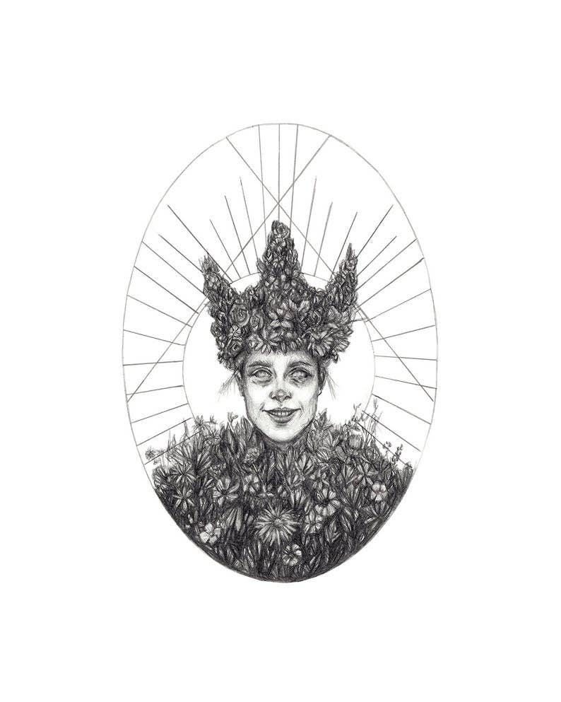 The May Queen Art Print by Caitlin McCarthy