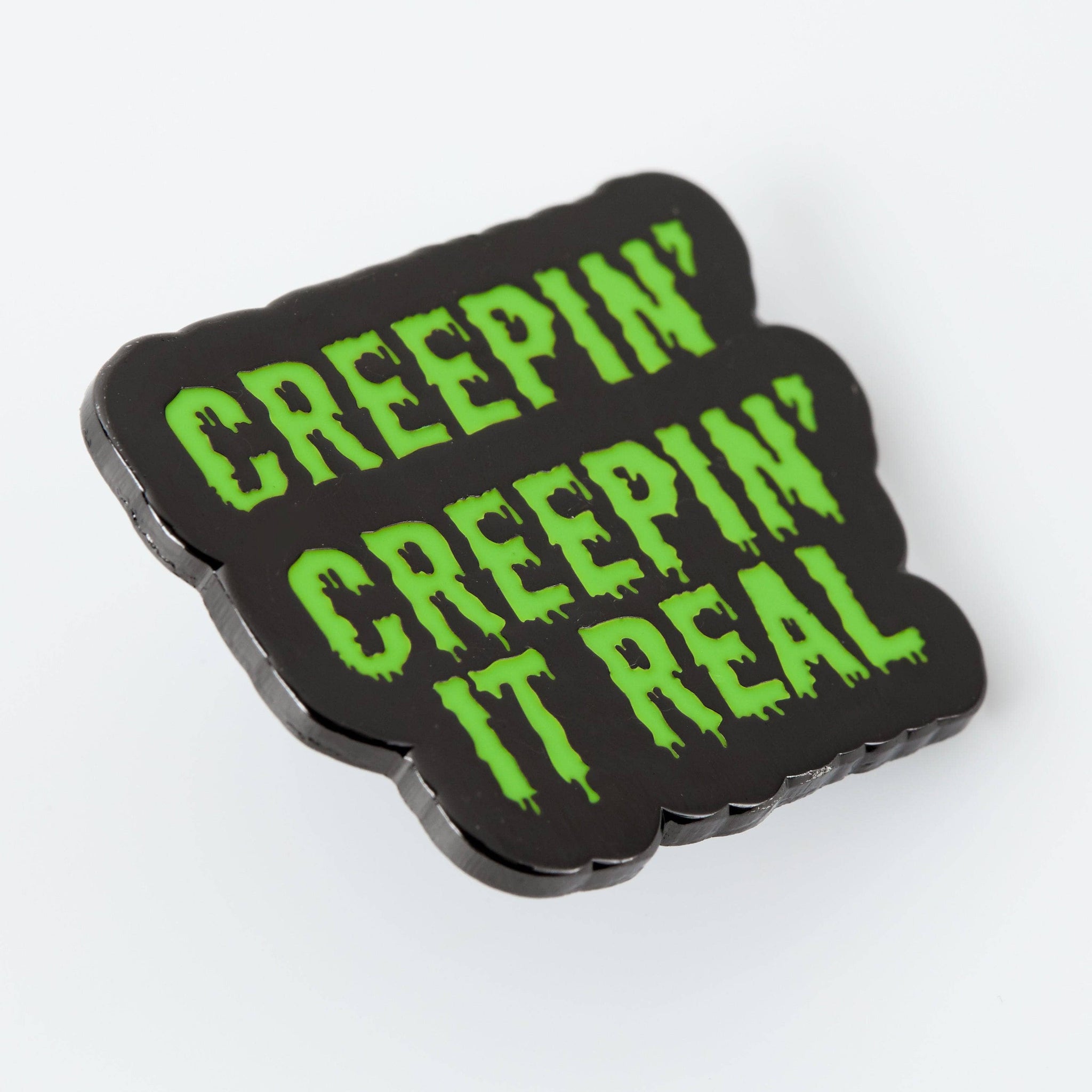 Creepin' It Real Enamel Pin