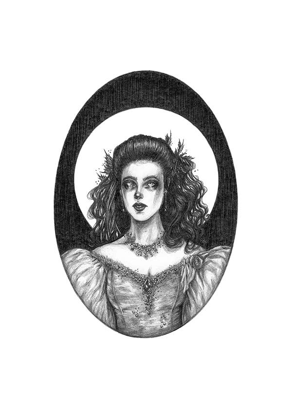 Sarah Art Print by Caitlin McCarthy