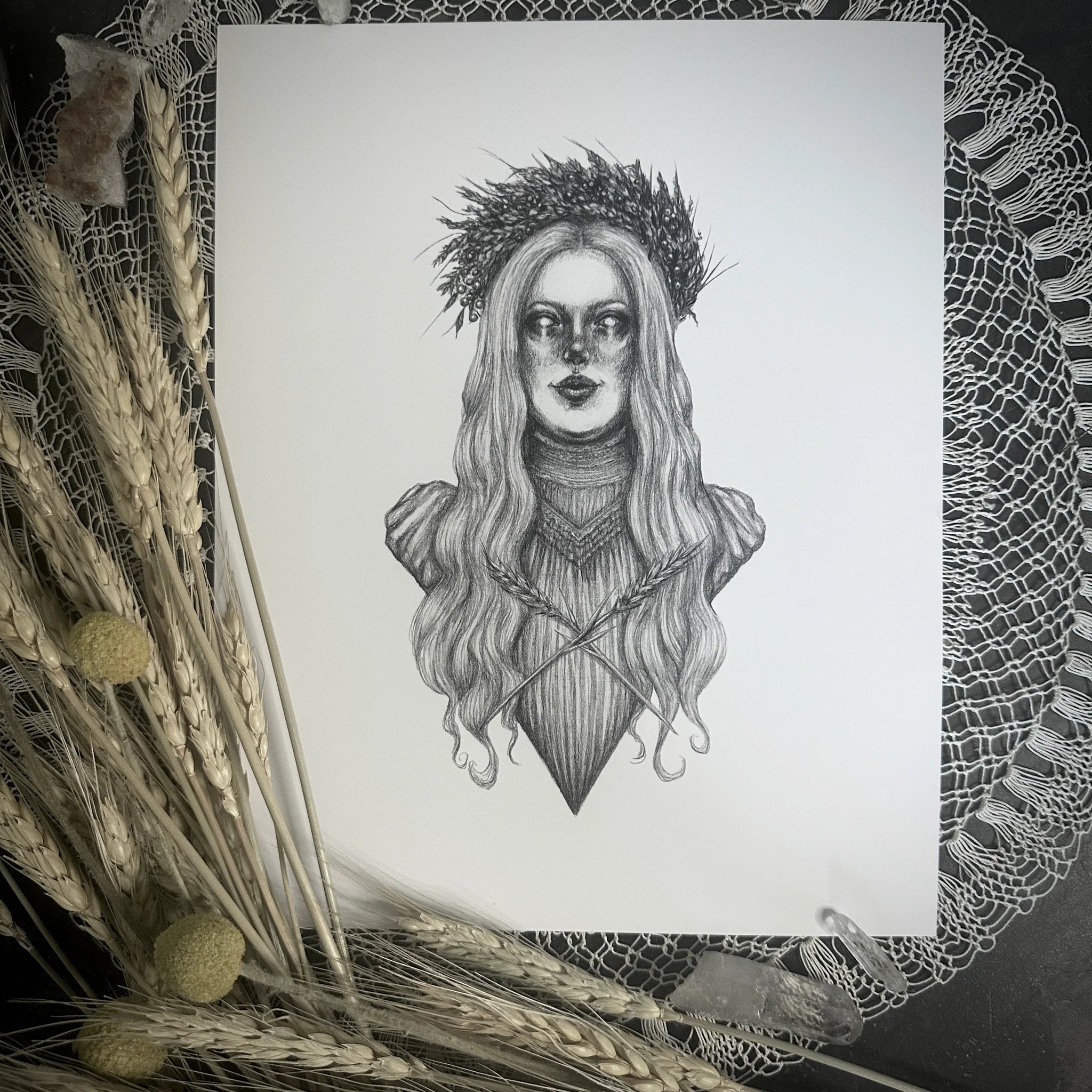 Demeter Art Print by Caitlin McCarthy